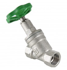 Вентиль прямоточный запорно-регулировочный ВВ внутренняя резьба 1/2 (Valtec VT.052)