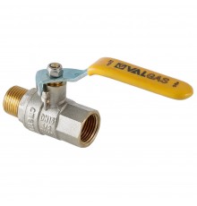 Кран шаровый газовый "рычаг" ВН внутренняя наружная резьба 1/2" (Valtec VT.272) уп 16 шт