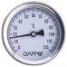 Термометр Gappo биметаллический накладной с пружиной 1"-2" x 0-120C