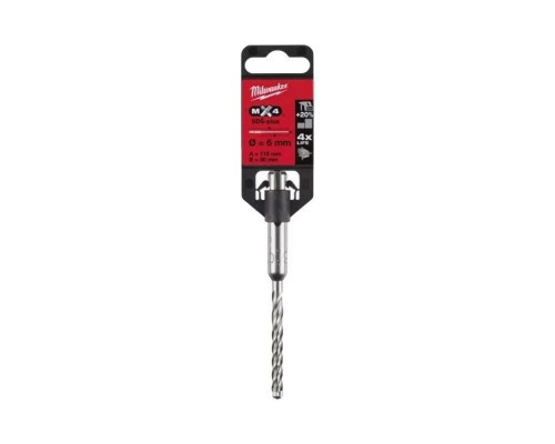 Бур Milwaukee SDS+ MX4 6x115 Бур Milwaukee SDS+ MX4 6x115