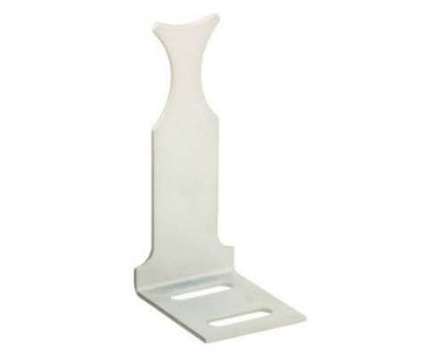 Кронштейн для секционных радиаторов универсальный белый угловой