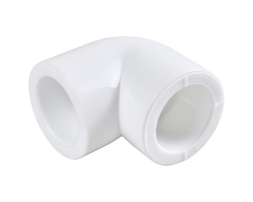 Угольник полипропиленовый PPRC 25х90гр.С РВК, белый