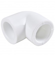 Угольник полипропиленовый PPRC 32х90гр.С РВК, белый