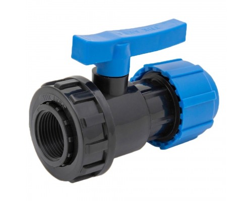 Кран шаровой ТПК-АКВА компрессионный ВР разъемный d 32 х 1", 554223201