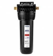 Корпус фильтра, SL10, наружняя резьба 1/2", для горячей воды, черный корпус, Гейзер (50541)