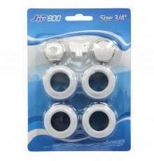 Комплект подключения радиатора 1"х3/4" (без кронштейна) (JIF)