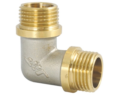 Угольник НН наружная резьба 1", с ограничителем (JIF 233) уп 5 шт