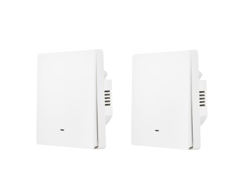 Комплект два умных одноклавишных выключателя HOMMYN 2SWZBNN01W
