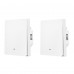 Комплект два умных одноклавишных выключателя HOMMYN 2SWZBNN01W