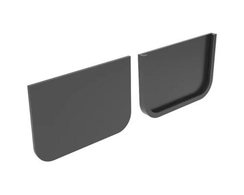 Комплект заглушек для лотка водотводного пластикового Gidrolica Light (Арт. 18061, 2 шт)