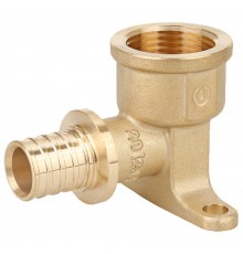 Угольник Gappo настенный с внутренней резьбой латунный 16-Rp 1/2"