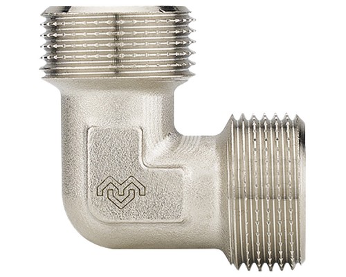 Угол Varmega НР-НР 3/4", никелированный