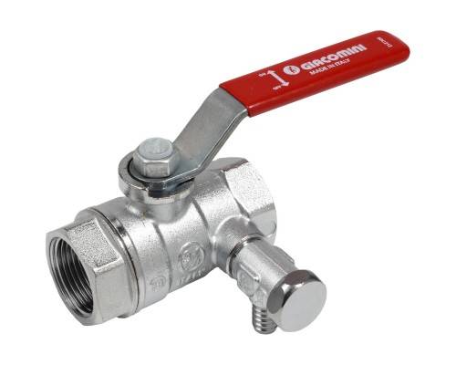 Кран шаровой Giacomini ВР-ВР резьбой и сливом 2", R250SX008 Кран шаровой Giacomini ВР-ВР резьбой и сливом 2", R250SX008