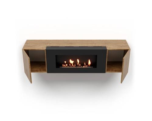 Тумба с биокамином Firelight BFP-P1600 дуб вотан