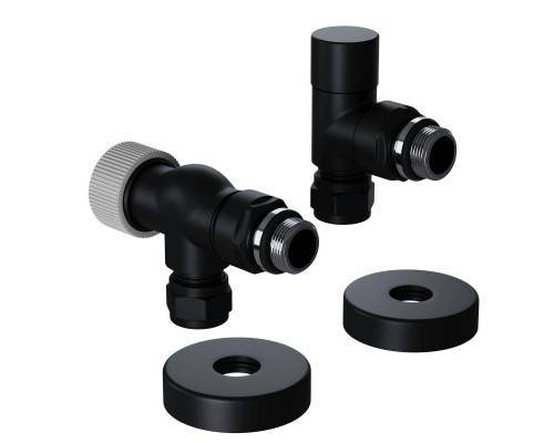 Набор термостатический осевой Royal Thermo Design Pro 15мм М30х1,5 (Черный) Набор термостатический осевой Royal Thermo Design Pro 15мм М30х1,5 (Черный)