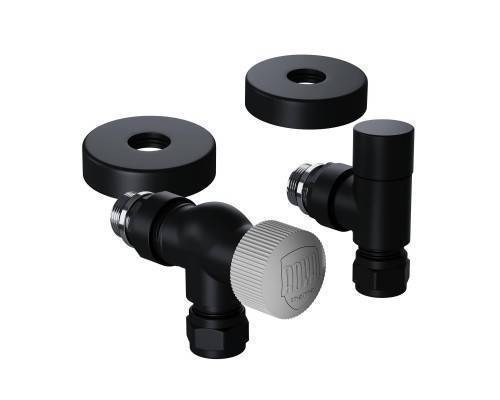Набор термостатический осевой Royal Thermo Design Pro 15мм М30х1,5 (Черный) Набор термостатический осевой Royal Thermo Design Pro 15мм М30х1,5 (Черный)