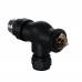 Набор термостатический осевой Royal Thermo Design Pro 15мм М30х1,5 (Черный)