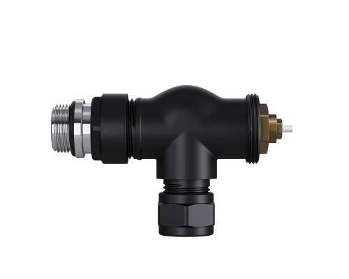 Набор термостатический осевой Royal Thermo Design Pro 15мм М30х1,5 (Черный) Набор термостатический осевой Royal Thermo Design Pro 15мм М30х1,5 (Черный)