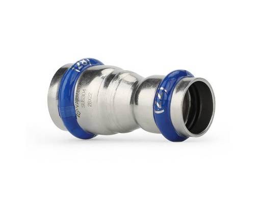 Муфта VARMEGA двухраструбная Inox Press переходная 54x42 Муфта VARMEGA двухраструбная Inox Press переходная 54x42