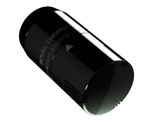 Термоголовка жидкостная Royal Thermo Design М30х1,5 (хром черный)