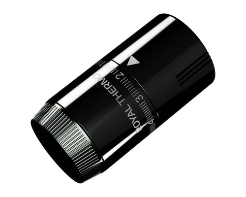 Термоголовка жидкостная Royal Thermo Design М30х1,5 (хром черный)