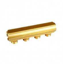 Коллектор HENCO латунный под евроконус, 1" - 10x3/4"НР