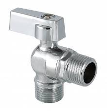 Кран шар. Valtec VT.392.N.05 угловой 1/2" х 3/4" для подключения сантехприборов (14/68)