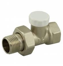 Клапан CTM запорный для радиатора прямой 1/2" ТЕРМО (10), арт. CARSVL12