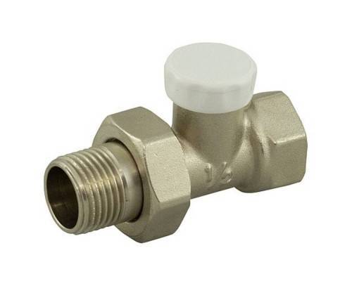 Клапан CTM запорный для радиатора прямой 1/2" ТЕРМО (10), арт. CARSVL12 Клапан CTM запорный для радиатора прямой 1/2" ТЕРМО (10), арт. CARSVL12