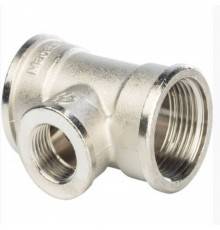 Тройник STOUT ВВ переходной никелированный 1"X1/2X1" SFT-0022-001121