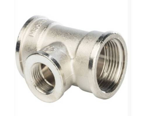 Тройник STOUT ВВ переходной никелированный 1"X1/2X1" SFT-0022-001121 Тройник STOUT ВВ переходной никелированный 1"X1/2X1" SFT-0022-001121