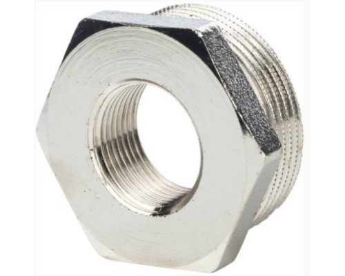 Футорка STOUT никелированная 1"X1/2" SFT-0029-000112 Футорка STOUT никелированная 1"X1/2" SFT-0029-000112