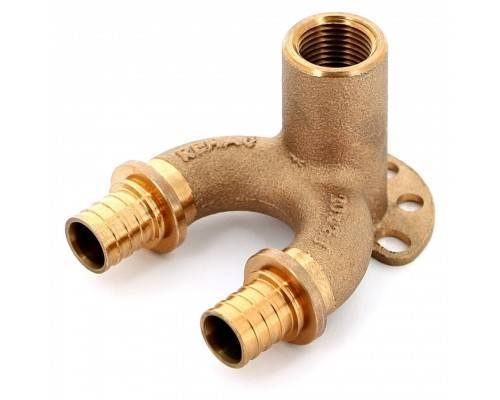 Угольник REHAU настенный ВР 20/20-1/2" RX+ длинный , бронза Угольник REHAU настенный ВР 20/20-1/2" RX+ длинный , бронза