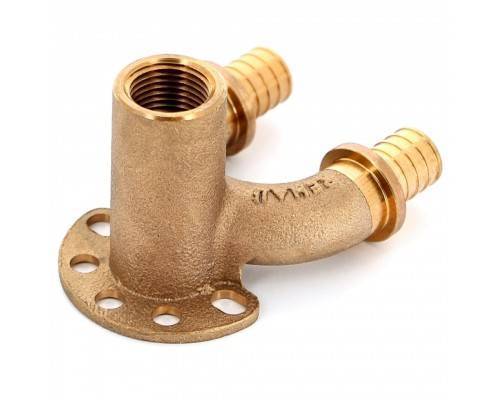 Угольник REHAU настенный ВР 20/20-1/2" RX+ длинный , бронза Угольник REHAU настенный ВР 20/20-1/2" RX+ длинный , бронза