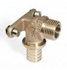 Угольник настенный с наружной резьбой 20-1/2" RX (бронза)