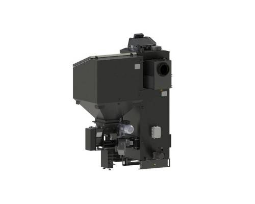 Котел пеллетный ZOTA Pellet Black 65 кВт 2R-500 комплект (корпус + мех. подачи + горелка + бункер)