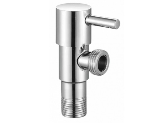 Кран VIEIR угловой 1/2"x3/4" хром. с отражалелем (1/100) VER70-L Кран VIEIR угловой 1/2"x3/4" хром. с отражалелем (1/100) VER70-L