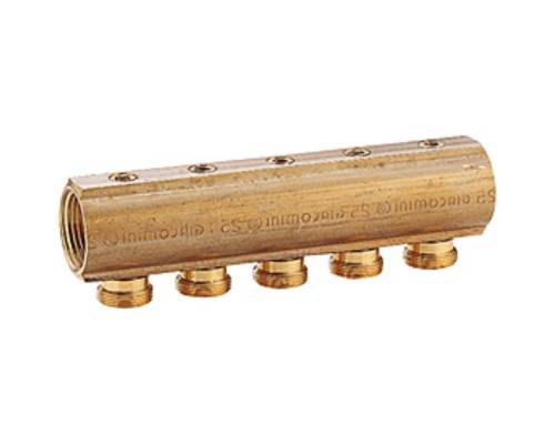 Коллектор Giacomini с отсечными клапанами 3/4" x 16 /3, R585Y023 Коллектор Giacomini с отсечными клапанами 3/4" x 16 /3, R585Y023
