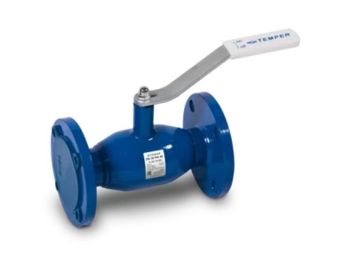 Кран шаровый TEMPER DN20 PN40 с/проходной фланцевый, 28320020