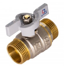 Кран шар. CTM для воды 1" ш/ш бабочка CNMMB001