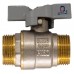 Кран шар. CTM для воды 1" ш/ш бабочка CNMMB001