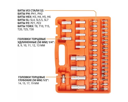 Набор инструментов PIT MaxPiler MXT-94-SET (94 предметов, 1/2" и 1/4", CrV) Набор инструментов PIT MaxPiler MXT-94-SET (94 предметов, 1/2" и 1/4", CrV)