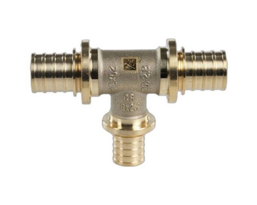 Тройник REHAU с уменьшенным боковым и торцевым проходами 25-16-20 MX