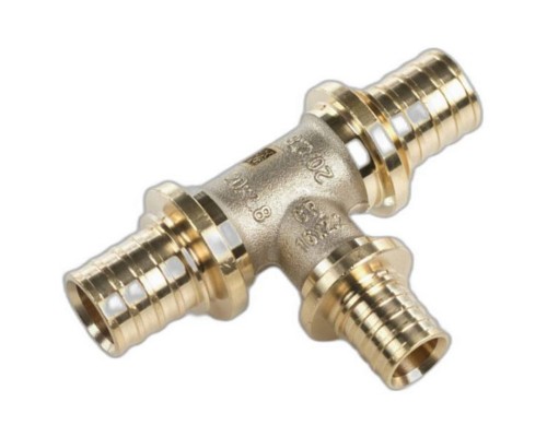 Тройник REHAU с уменьшенным боковым и торцевым проходами 25-16-20 MX