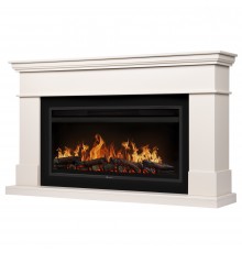 Каминокомплект: Очаг Electrolux EFP/P-3620LS, портал California 42/40/36, молочный
