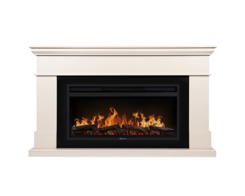 Каминокомплект: Очаг Electrolux EFP/P-3620LS, портал California 42/40/36, молочный
