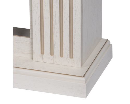 Каминокомплект: Очаг Electrolux EFP/P-3620LS, портал Siena 42/40/36, сл. кость с зол. патиной