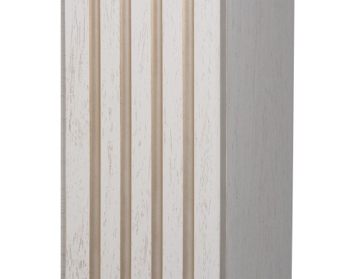 Каминокомплект: Очаг Electrolux EFP/P-3620LS, портал Siena 42/40/36, сл. кость с зол. патиной