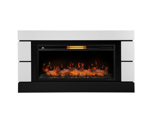 Каминокомплект: Очаг Electrolux EFP/P-3620LS, портал Moderno 42/40/36, белый, р/в