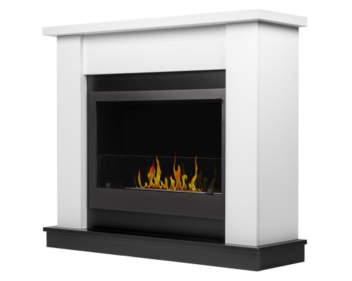 Каминокомплект:Биокамин Firelight BFP/P-1015 XS+Canto Long белый, черный Каминокомплект:Биокамин Firelight BFP/P-1015 XS+Canto Long белый, черный